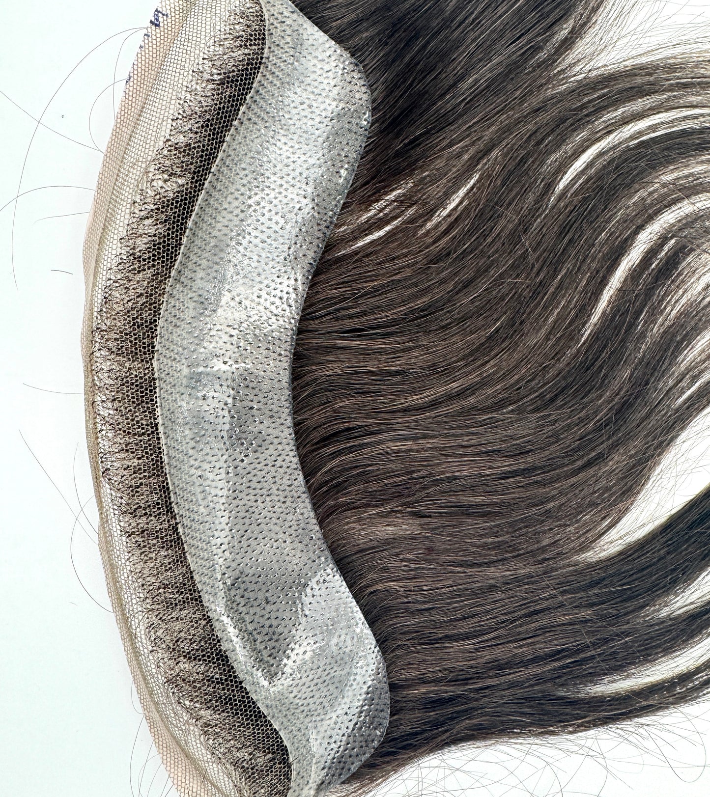 Men’s Frontal Hair System – Ultra-Thin Skin Base, French Hair