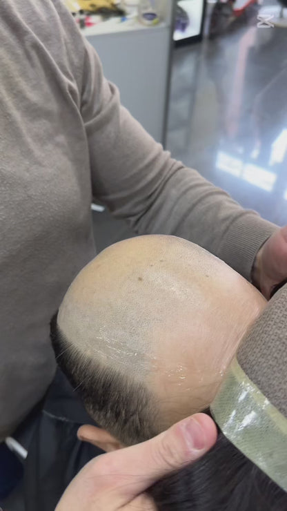 Wig with Natural Skin Base